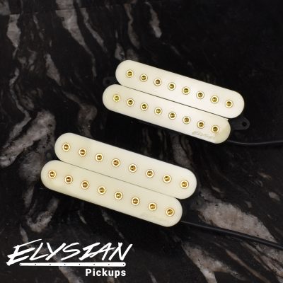 Kiesel Optimized Valkyrie Humbucker Set - 8 String, Cream Bobbins